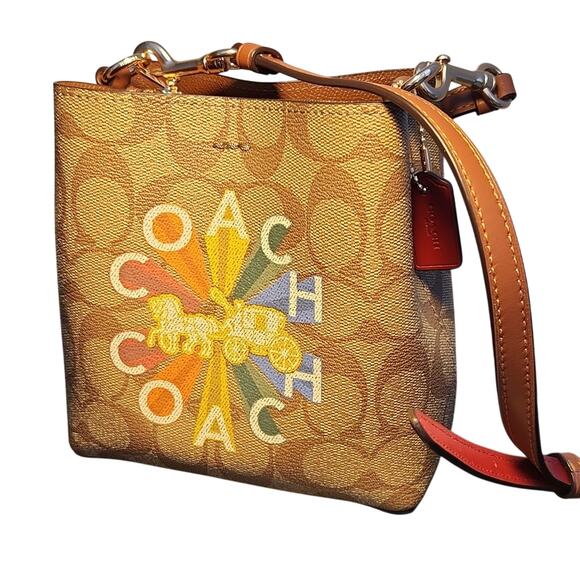 Authenticated Coach Mini Town Bucket Bag - Picture 4 of 10